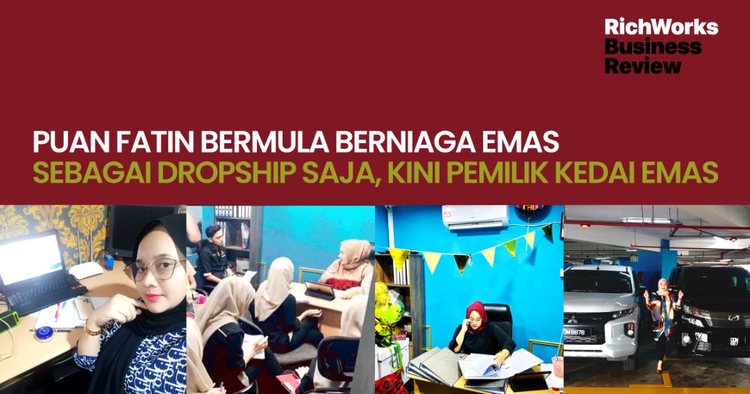 Adriana Gold : Puan Fatin Bermula Berniaga Emas Sebagai Dropship Saja, Kini Pemilik Kedai Emas