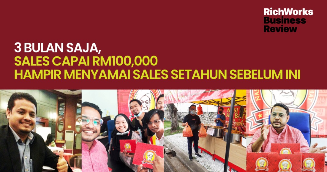 Nasi Briyani Hj Ali Batu Pahat : 3 Bulan Saja, Sales Capai RM100,000 Hampir Menyamai Sales Setahun Sebelum ini