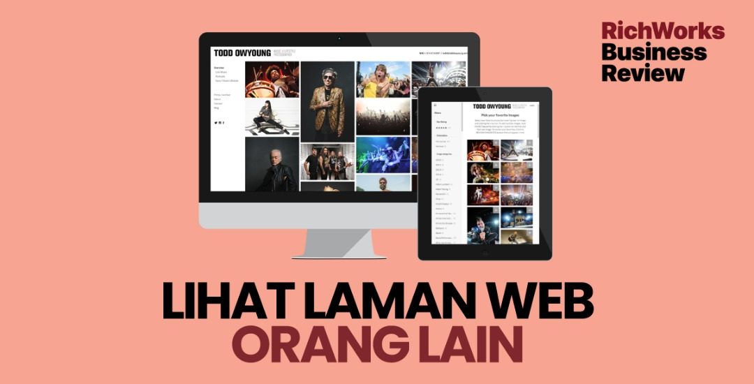 Lihat Laman Web Orang Lain