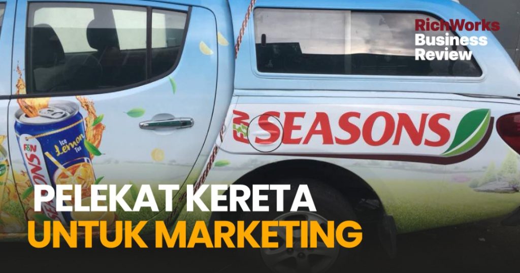 Pelekat Kereta Untuk Marketing