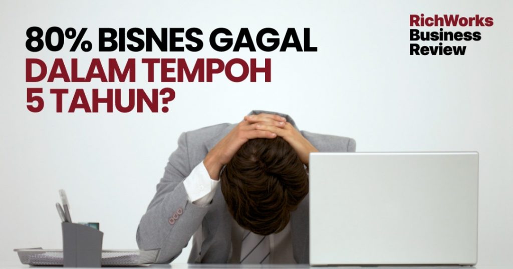 80% Bisnes Gagal Dalam Tempoh 5 Tahun?