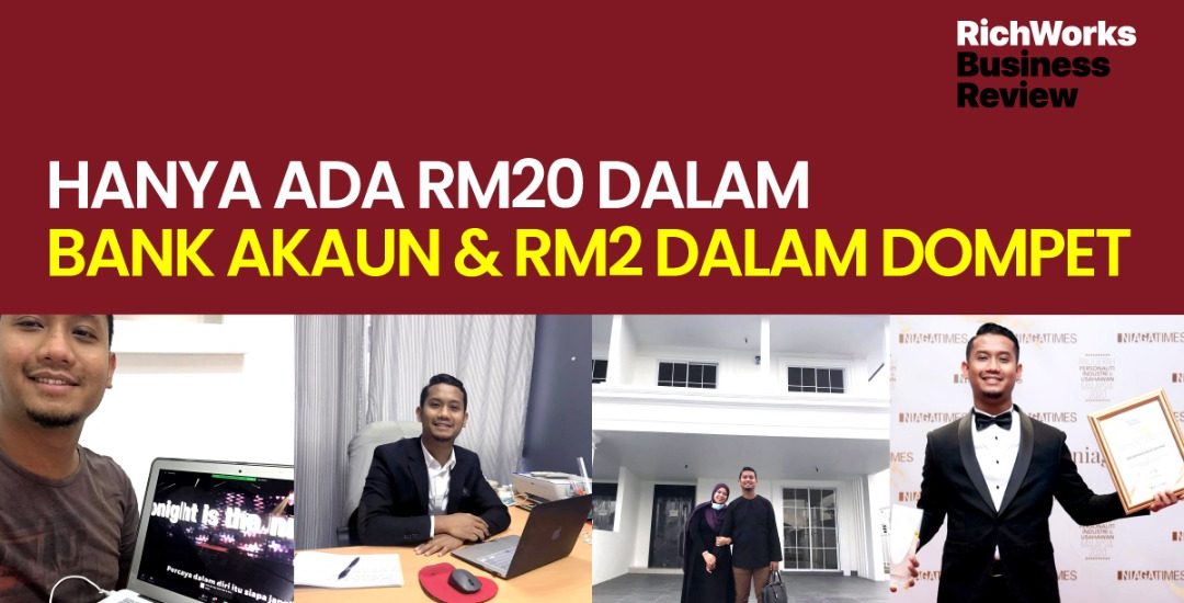 Founder RenoRumah.com : Hanya Ada RM20 Dalam Bank Akaun & RM2 Dalam Dompet