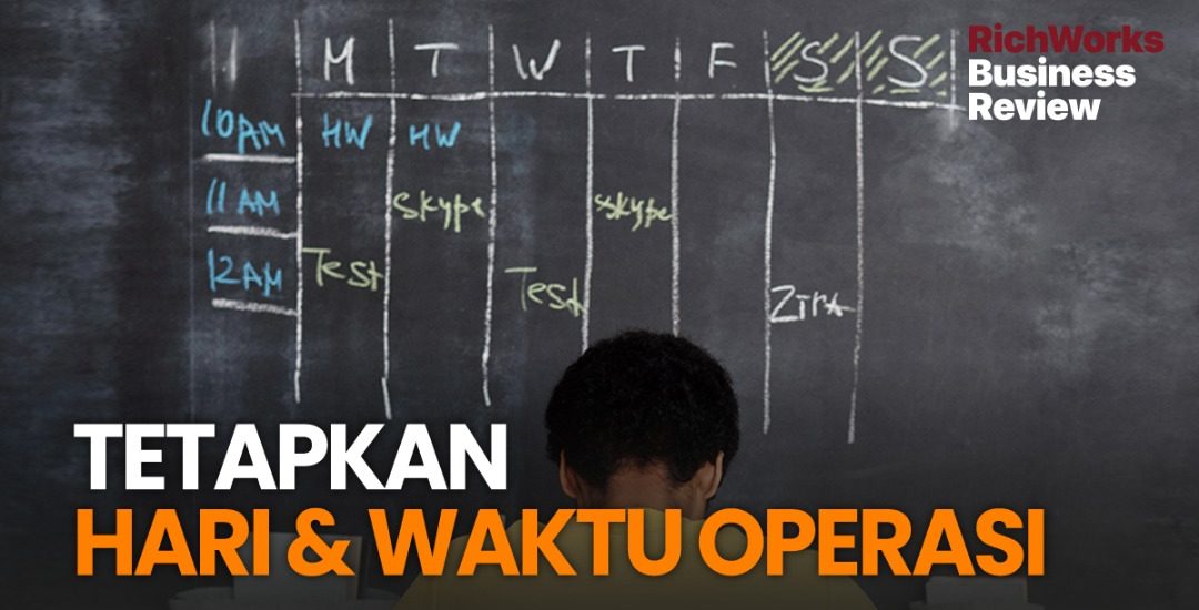 Tetapkan Hari & Waktu Operasi
