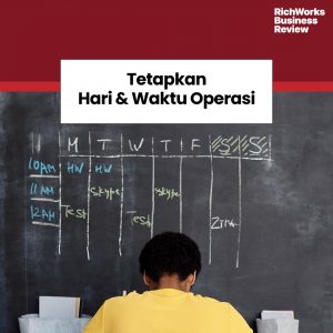 tetapkan hari waktu operasi