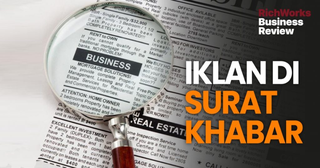 iklan di surat khabar
