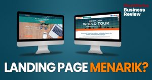 Landing page menarik